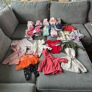 Baby Girl Clothing Bundle 0-3 Months